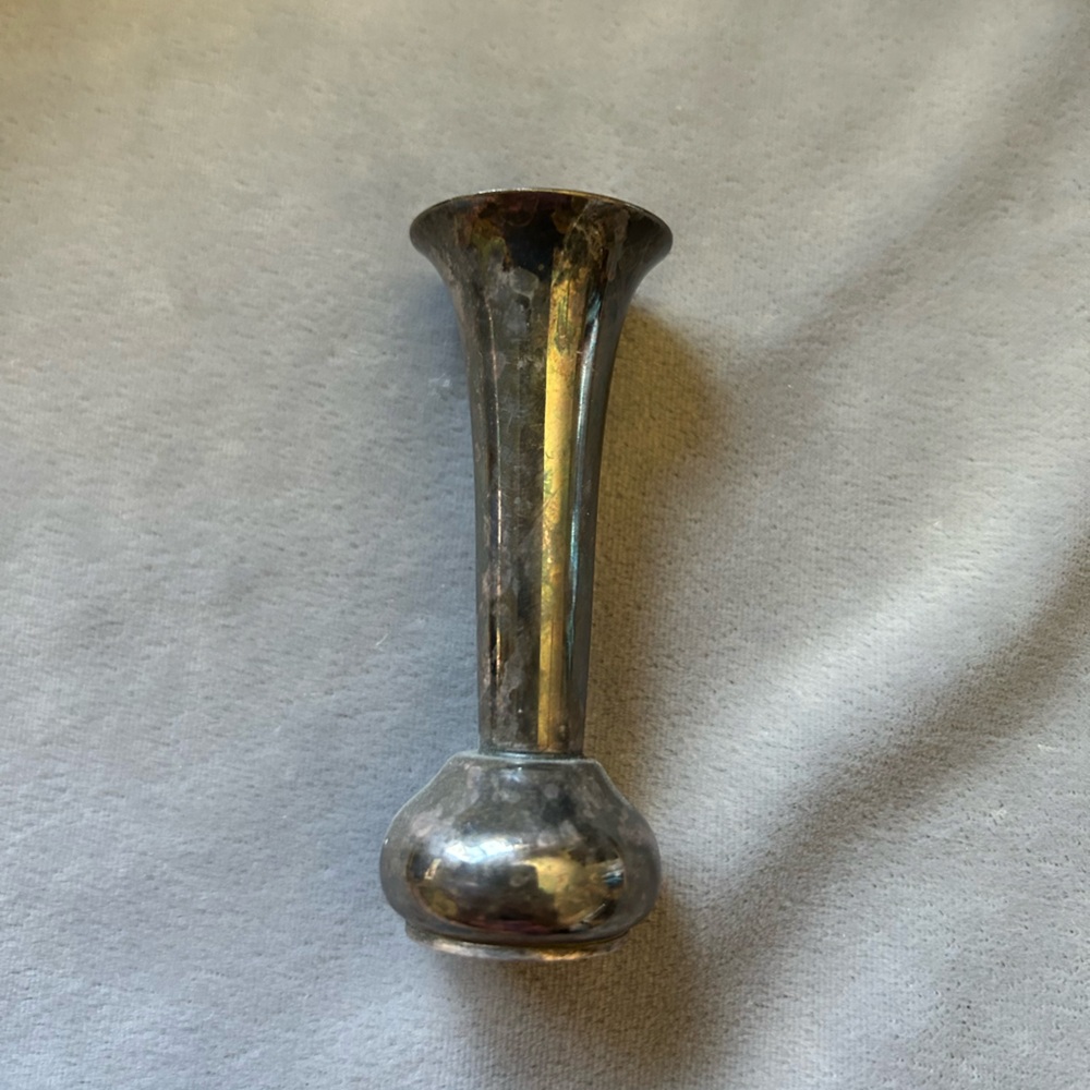 Vintage Silver Plate Carl F. Christensen DENMARK Bud Vase